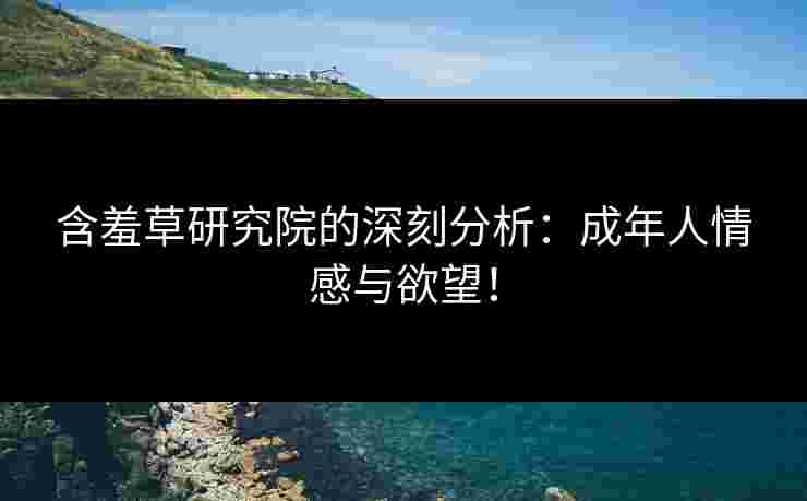 含羞草研究院的深刻分析：成年人情感与欲望！