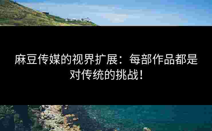 麻豆传媒的视界扩展：每部作品都是对传统的挑战！
